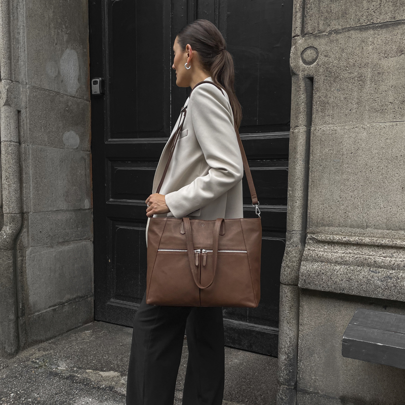 Aura Computertaske Paris Cognac 15" 9