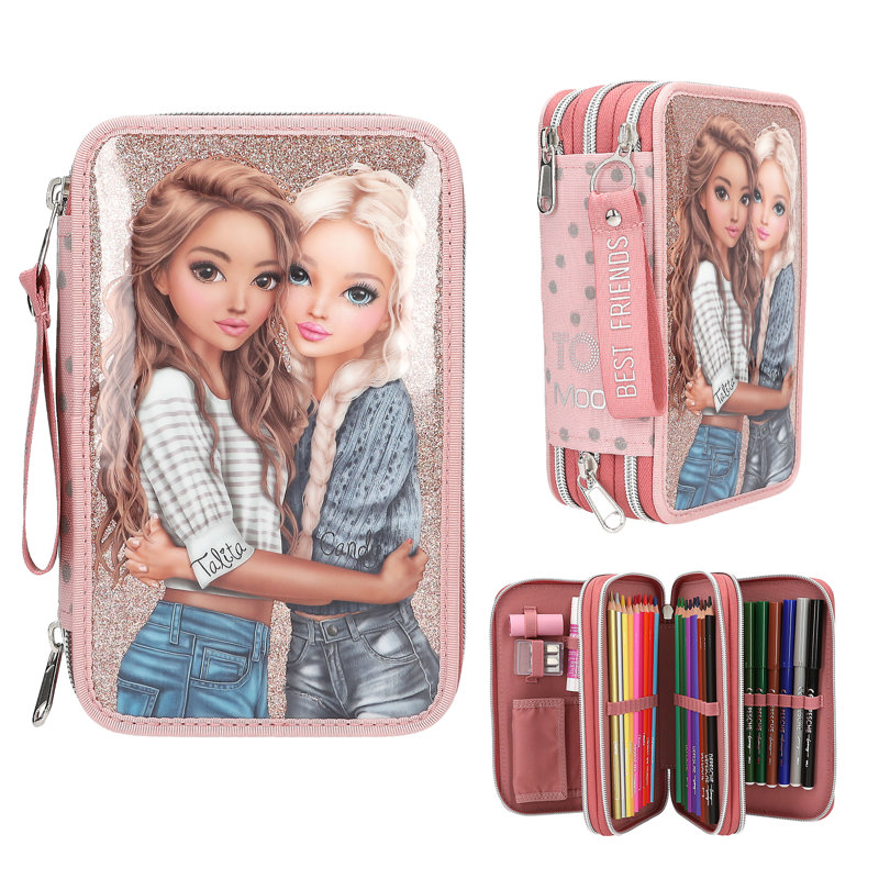 TOPModel Pennfodral 3-lagers Dots Delikat Rosa 2