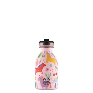 24Bottles Vattenflaska Urban Bottle Rosa mönstrad