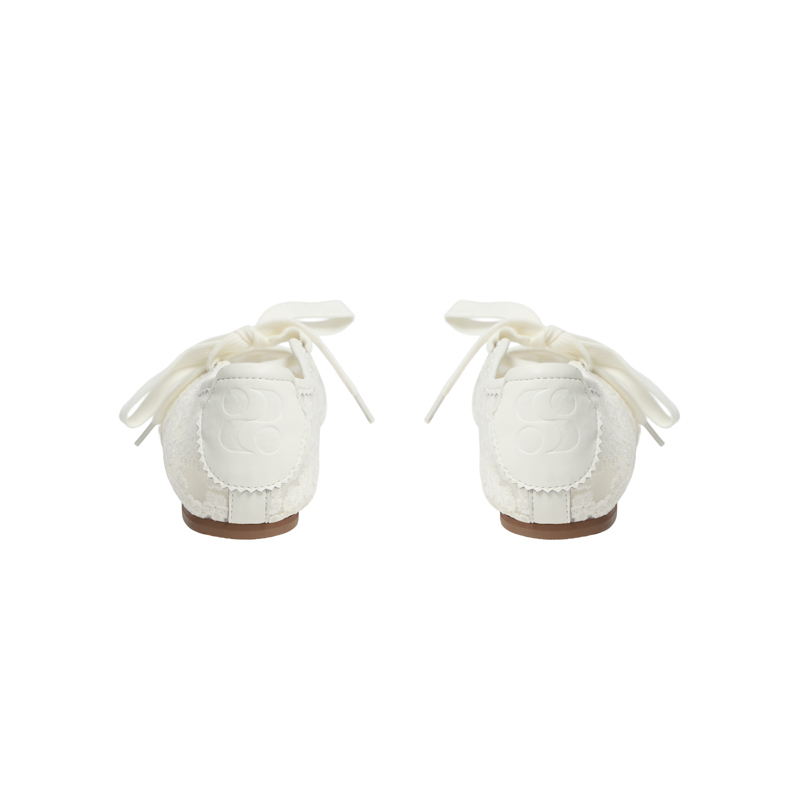 Sofie Schnoor Ballerina Skor EllieSW Naturvit Str. 38 4