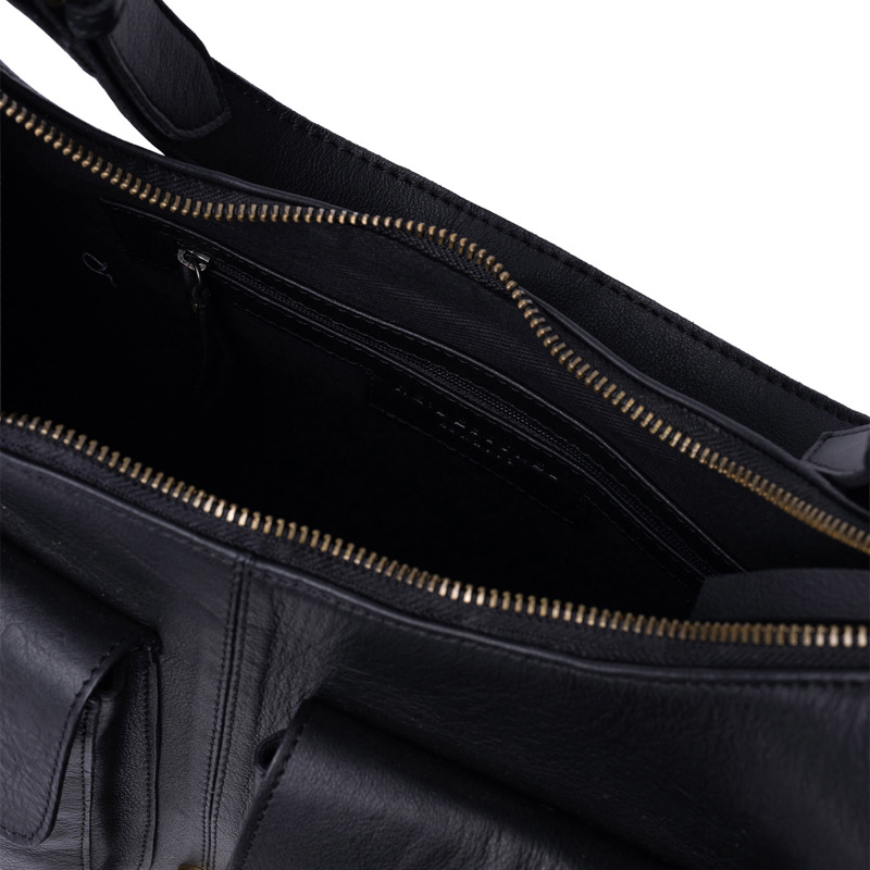 RE:DESIGNED Skuldertaske Solvej Large Sort 6