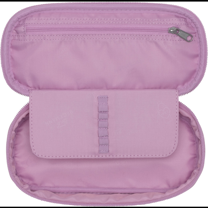 Beckmann Pennfodral Rosie Ovalt Rosa med stjärnor 2