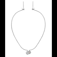 Maanesten Halsband Friendship Silver 1
