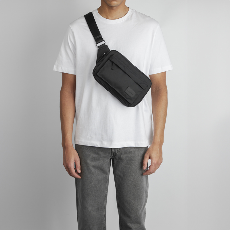 Tyler & Co Bæltetaske Braga Recycled Sort 2