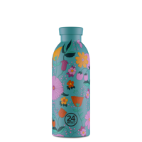 24Bottles Termosflaska Clima Bottle Blå med blomma 1