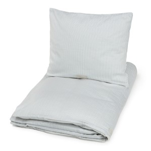 Cam Cam Copenhagen Sengetøj Baby Stripes Blue 70x100 cm Stribet