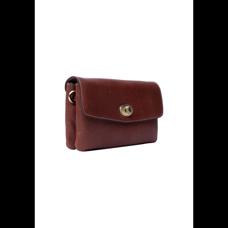RE:DESIGNED Clutch Nisha Clutch Cognac 3