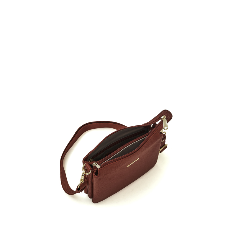 Mandarina Duck Crossbody Mellow Leather Cognac/rost 4