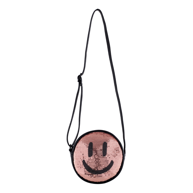 Molo Crossbody Glitter Smile  Lyserød 1