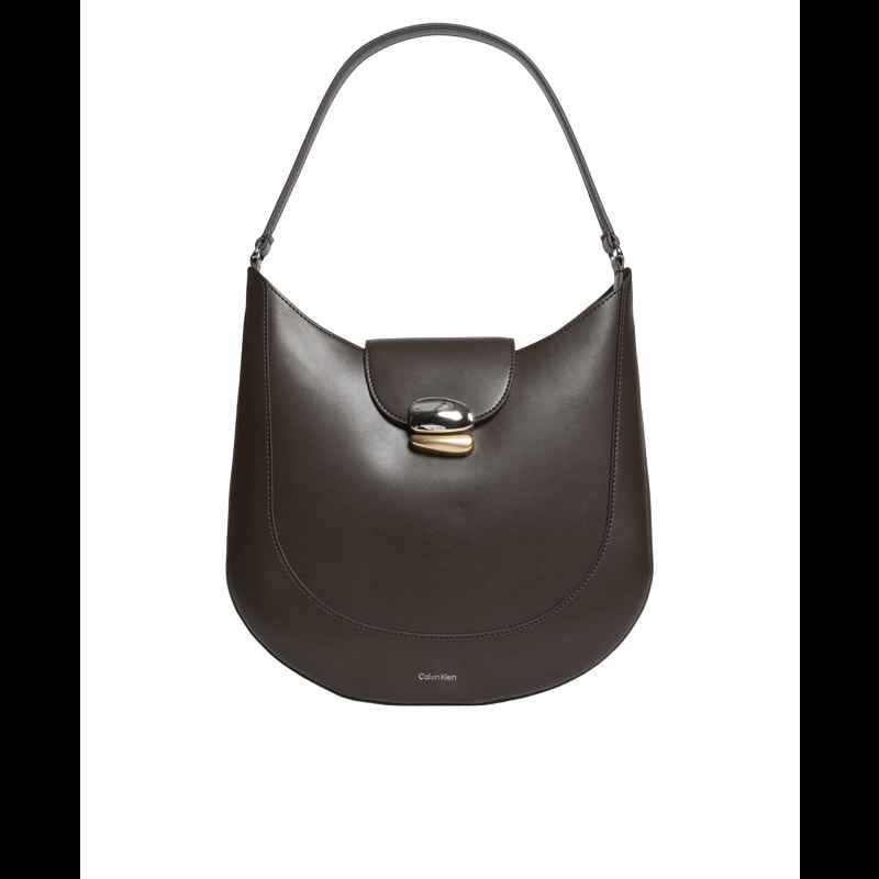 Calvin Klein Skuldertaske Hardware Medium  Brun 1