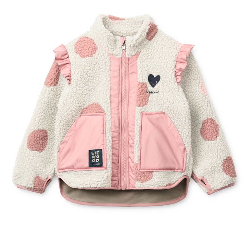 LIEWOOD Fleecejacka Noam  Rosa 4 år, 104 cm 1