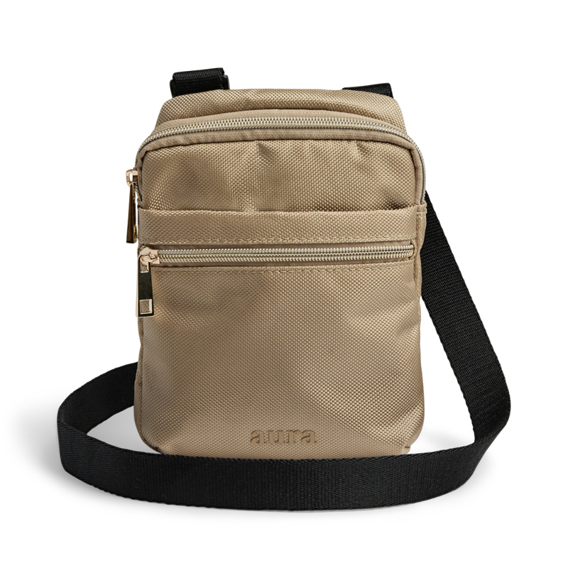 Aura Crossbody Ontario Recycled Karamell 1