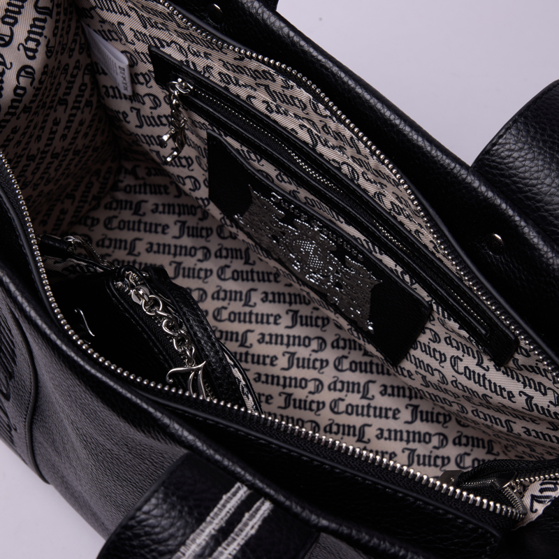 Juicy Couture Shopper Iris Embroidery  Svart 3