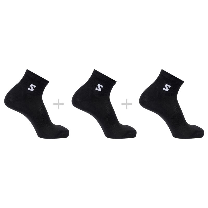 Salomon Strumpor Everyday Lite Q 3-pak Svart Str. 42-44