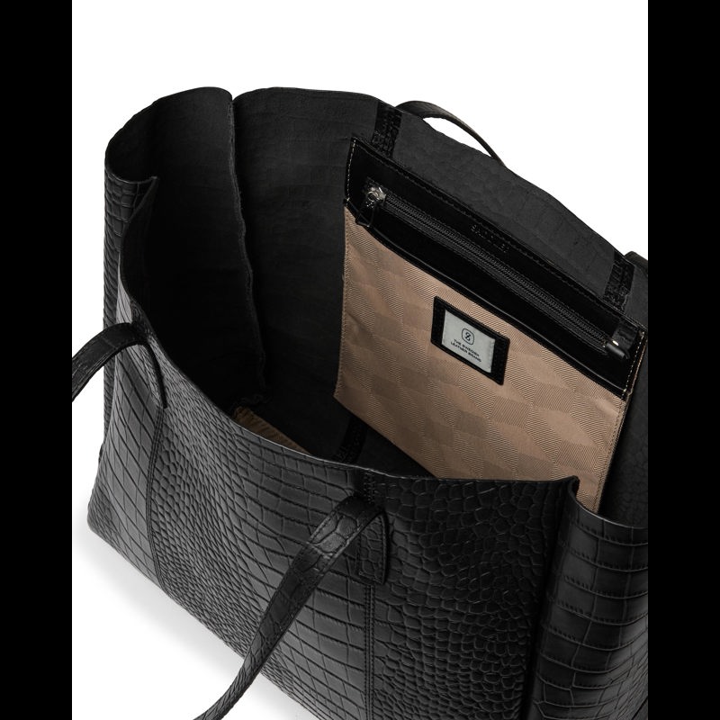 Saddler Hobo väska Garda Svart/Croco 4