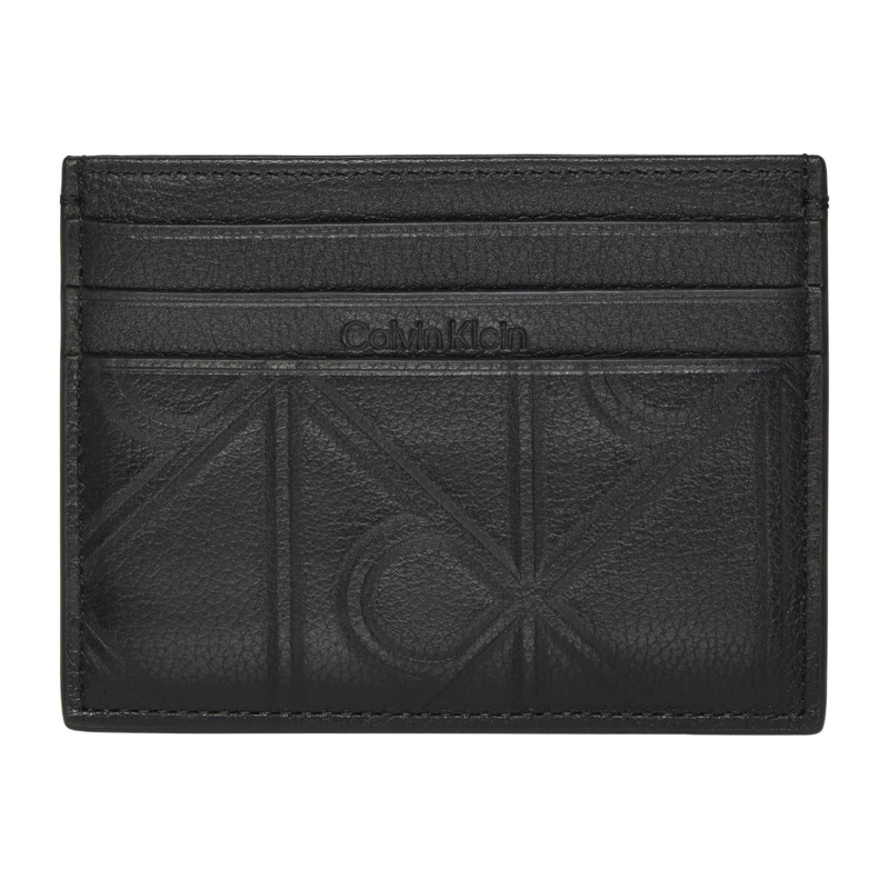 Calvin Klein Kortholder Embossed Emblem Sort 1