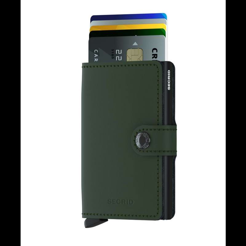 Secrid Kortholder Mini wallet Grøn/sort 2