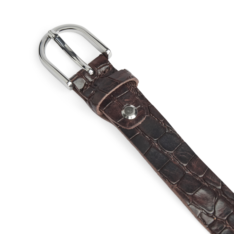 MARKBERG Dambälte TaylaMBG Croco Brun krokodil 85 Cm 4