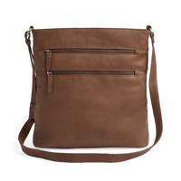 Aura Crossbody Kaia L Cognac 1