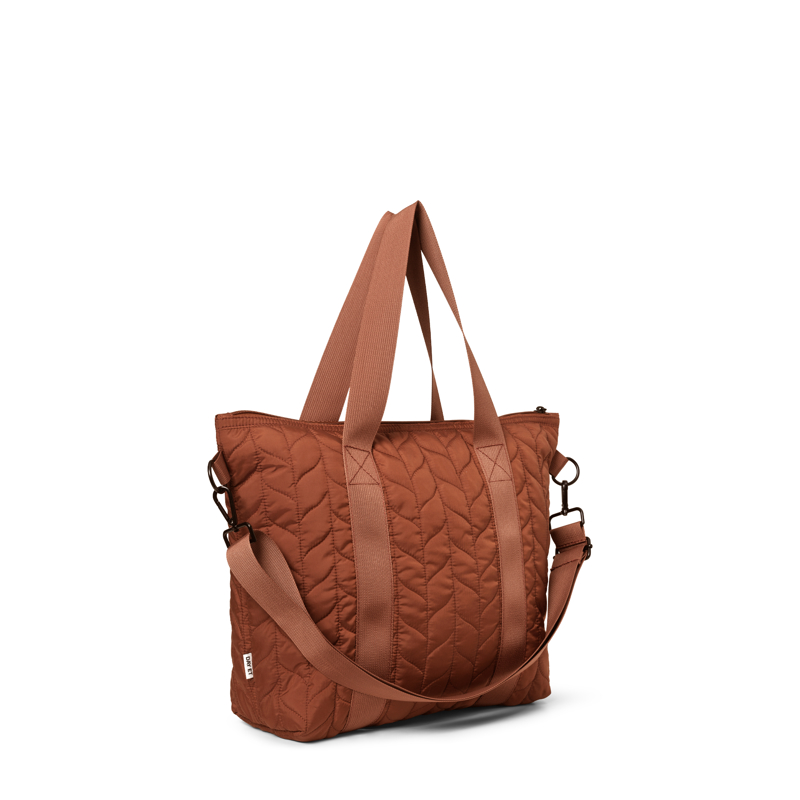 DAY ET Shopper Day RE-Q Leaf  Brun/röd 2