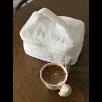 PITAYA Necessär Broderie Anglaise Vit 1