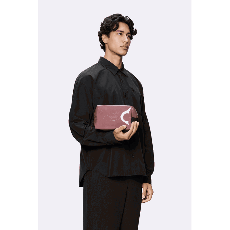 Rains Necessär Wash Bag S Rosa 2