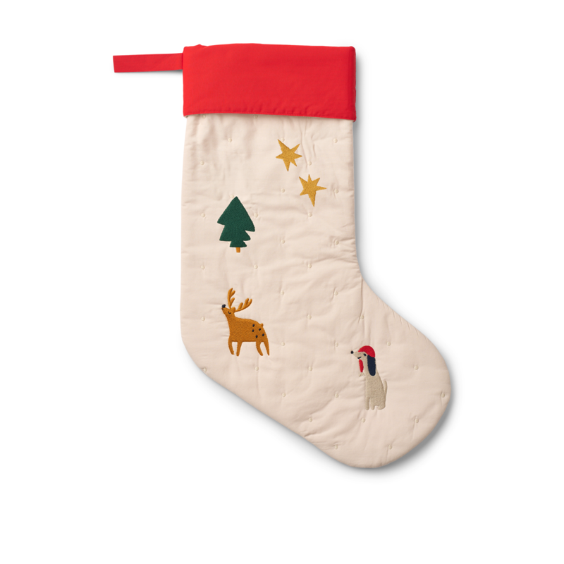 LIEWOOD Julstrumpa Basil Sand 1