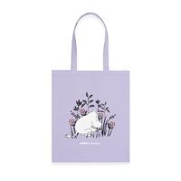 Nordic Buddies Tote Bag Mumintrollet Lila/vit/rosa 1