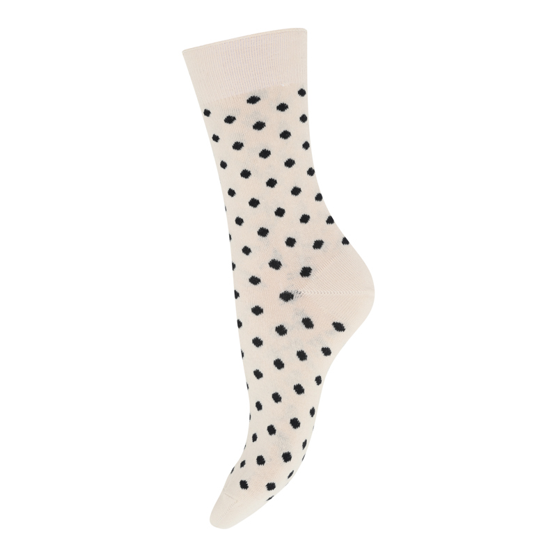 Conmé Strumpor Small Dot Creme Str. 40-42
