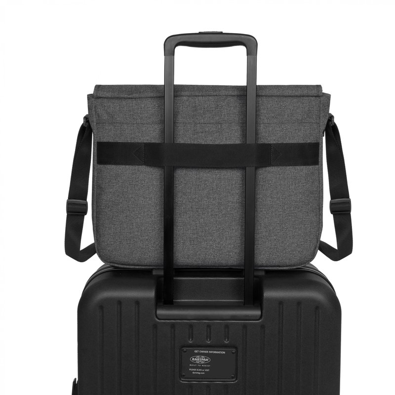 Eastpak Axelväska Delegate + Grå/grön 17" 3