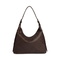 MARKBERG Skuldertaske TribecaMBG  Weave M. Brun 14" 1