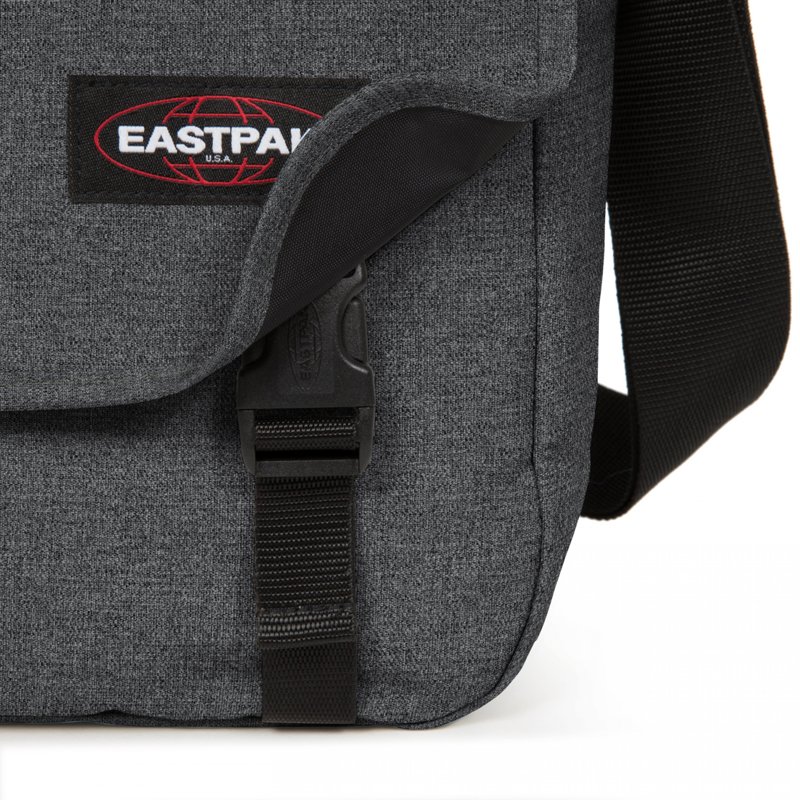 Eastpak Axelväska Delegate + Grå/grön 17" 5