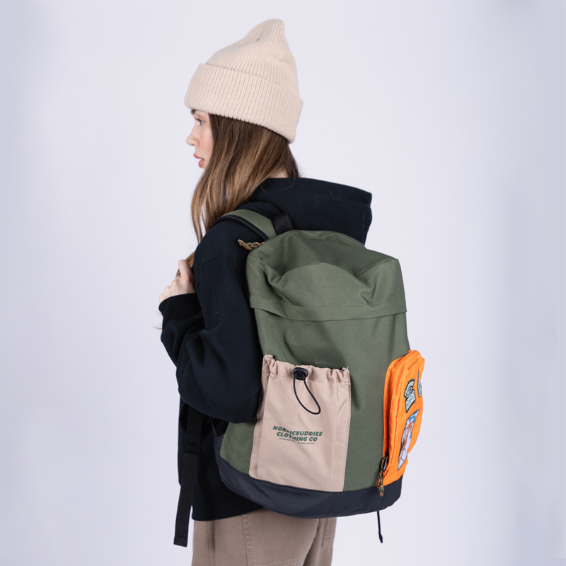Nordic Buddies Ryggsäck Mumin Grön/Orange 3