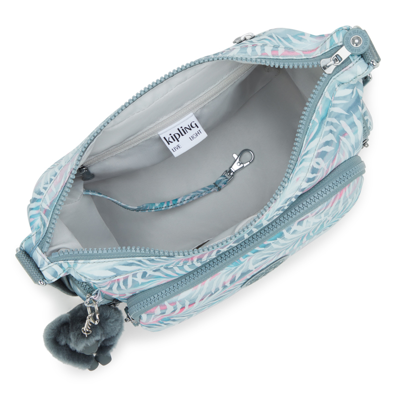 Kipling Crossbody Taske Gabb S Blå m/blomst 3