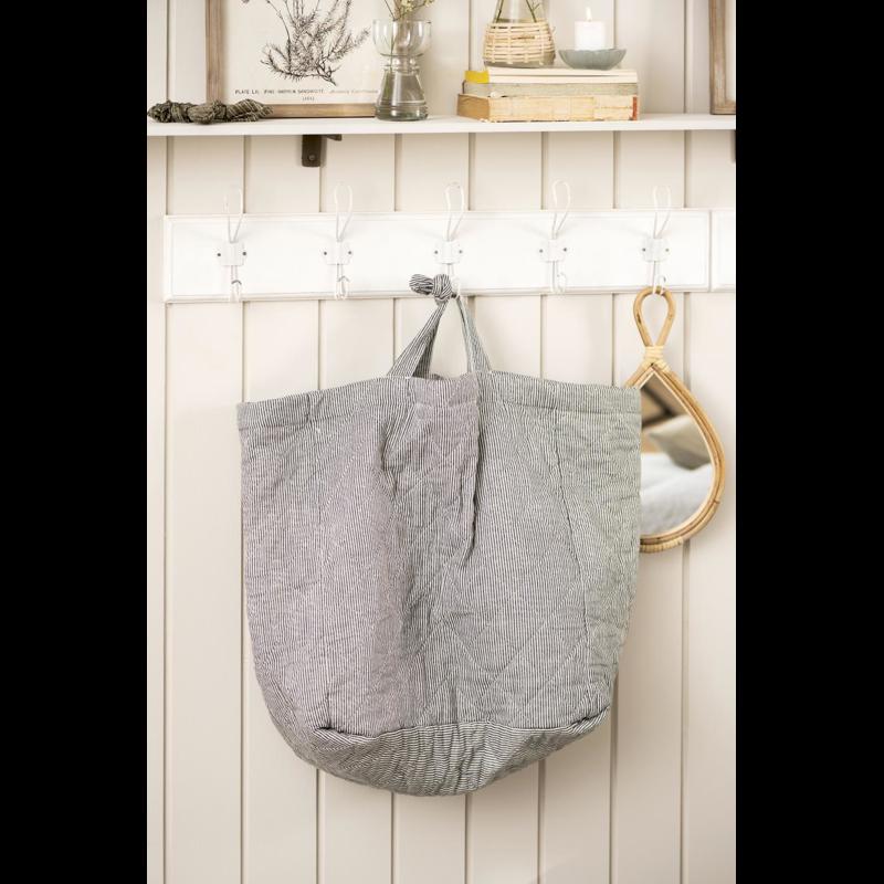 Ib Laursen Shopper Quiltet Grå/hvid 2