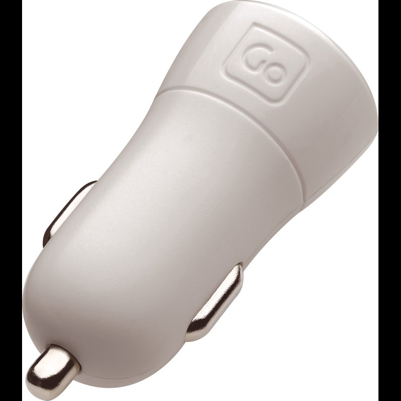 Go Travel Oplader In-Car USB-A& USB-C Hvid 2