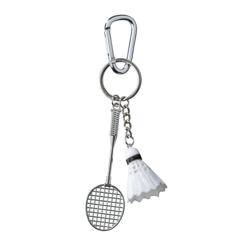 Conmé Bag charm badminton Hvid/sølv 1