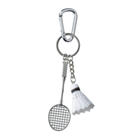 Conmé Bag charm badminton Hvid/sølv 1