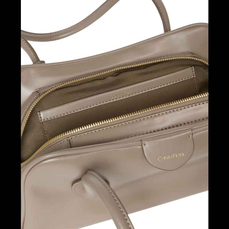 Calvin Klein Handväska Embossed Logo Brun 2