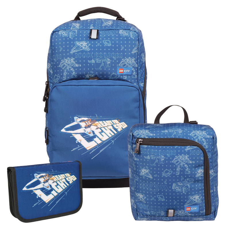 LEGO Bags Skoletaskesæt Optimo Space Blå 1