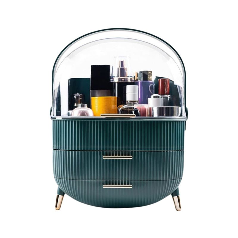 UNIQ Organizer makeup boks retro Mörkgrön 1