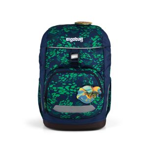 Ergobag Skolväska Flex FireBear Dragon Blå/Grön