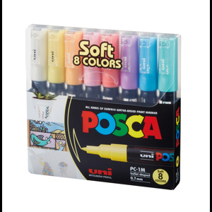 POSCA Pennor POSCA PC-1M 8-pack Multi