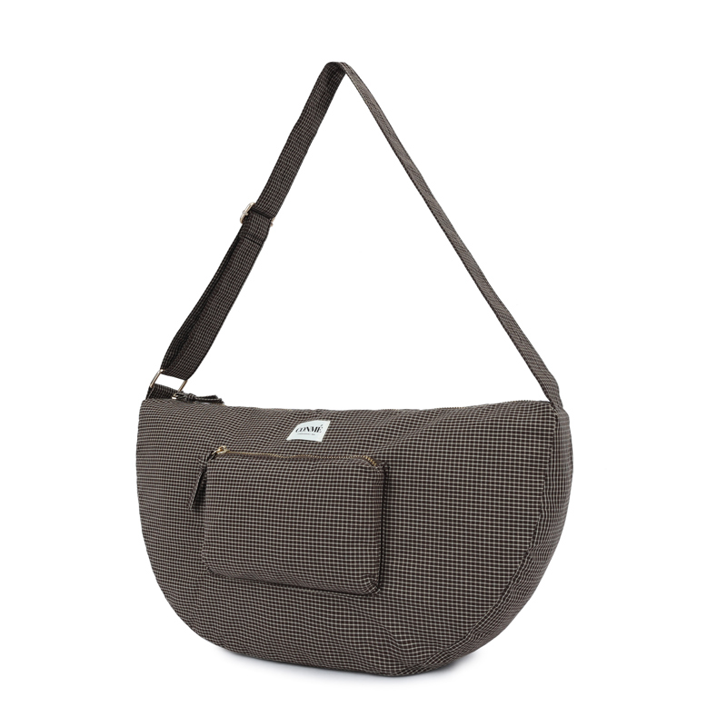 Conmé Midjeväska Ella XLpetit check Brun/beige 2