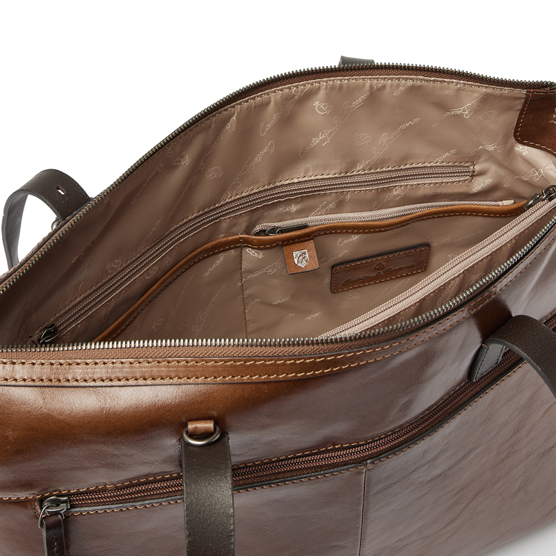 Castelijn & Beerens Skuldertaske RFID Taupe 15" 6