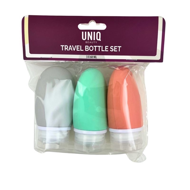 UNIQ Rejseflaskesæt-3 stk -60 ml Multi