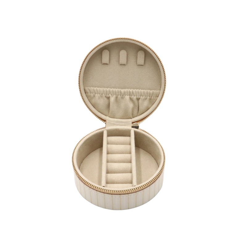 Conmé Smykkeskrin Olivia rundt Creme 4