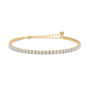 Studio Z Armbånd Tennis Medium Guld