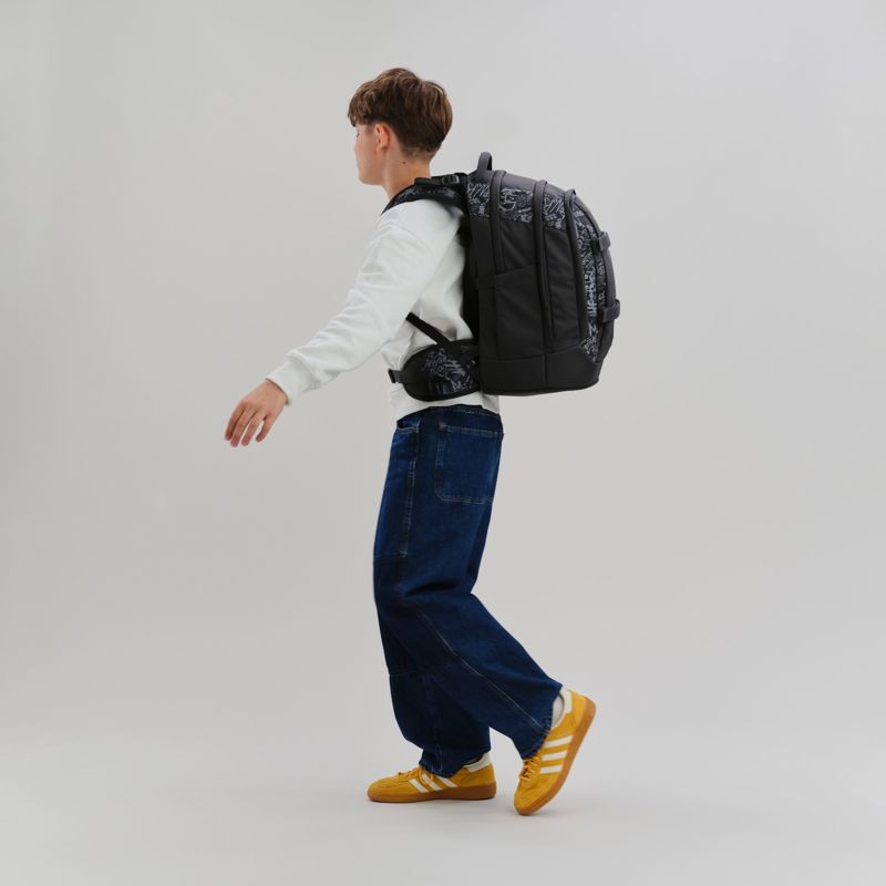 Satch Skoletaske Pack Street Ink Grå 2