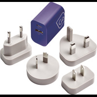 Go Travel Oplader Worldwide USB-A &USB-C Hvid 1